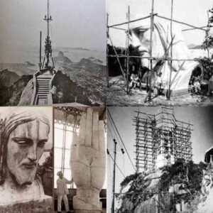 Construção do Cristo Redentor - 1931 circa