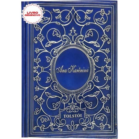 Capa do livro Ana Karênina de Lev Tolstói com ilustração clássica - capa dura