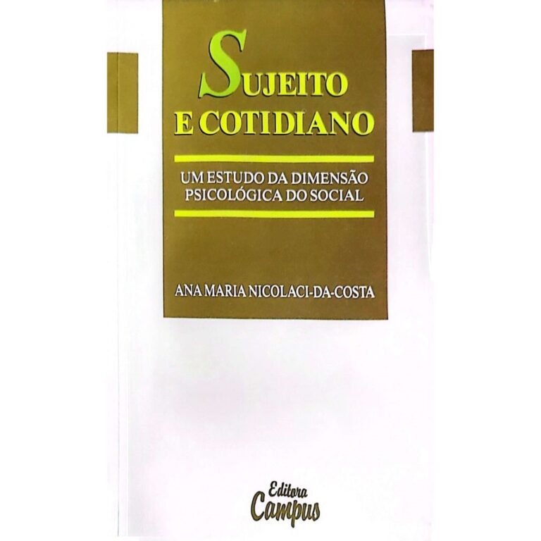 Comprar Sujeito e Cotidiano livro online