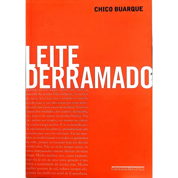 Comprar Leite Derramado livro online