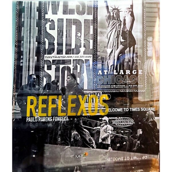 Capa do livro Reflexos de Paulo Rubens Fonseca, livro de fotografias autorais, usado em excelente estado de conservação, à venda na livraria Meu Rio de Todos os Tempos.