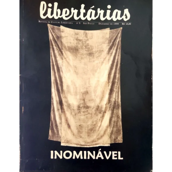 Capa da Revista de Cultura Libertária nº 5 | Inominável – exemplar usado à venda na livraria Meu Rio de Todos os Tempos