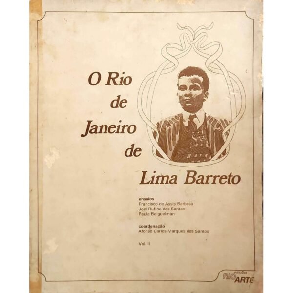 Capa do livro O Rio de Janeiro de Lima Barreto – exemplar usado à venda na livraria Meu Rio de Todos os Tempos