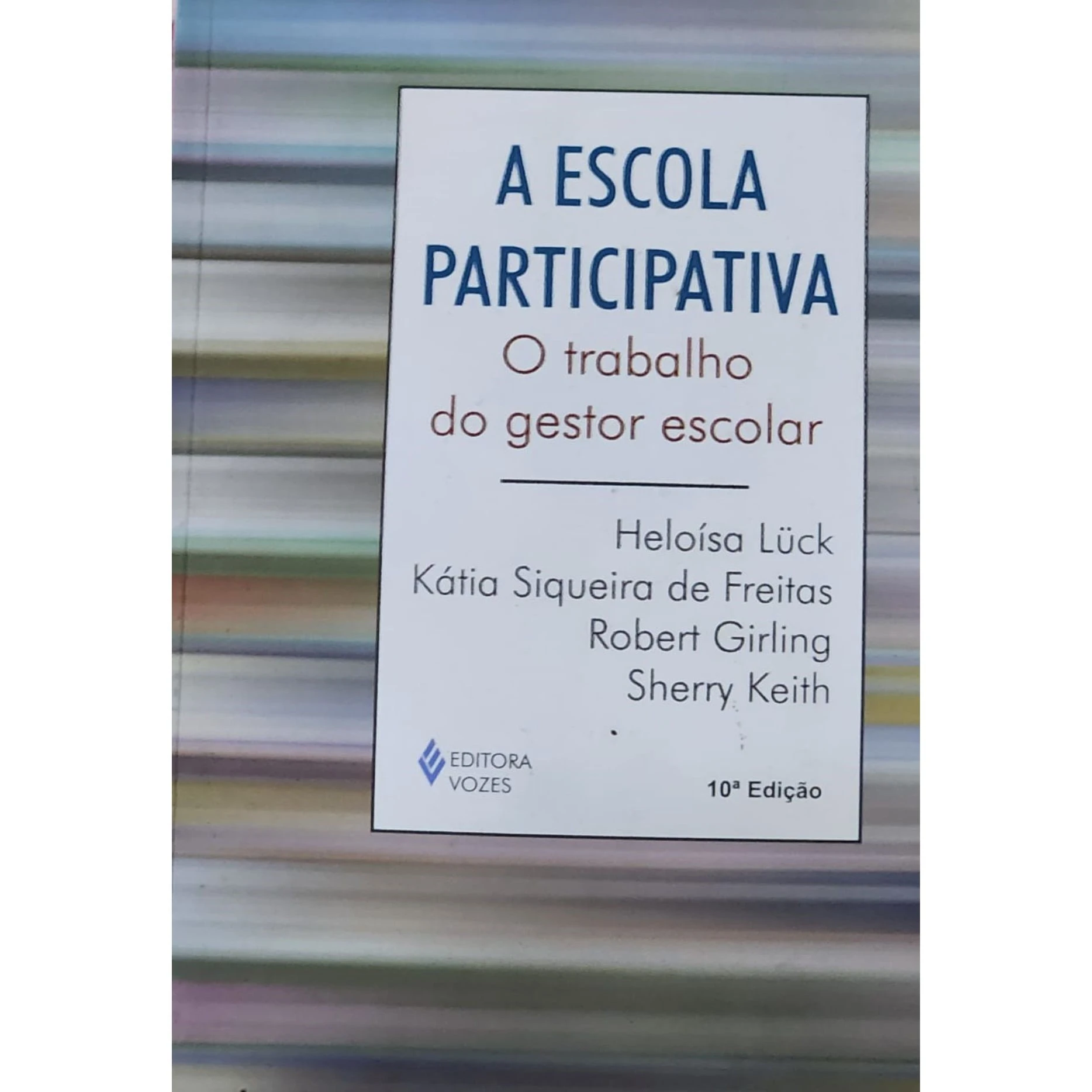Capa do livro A Escola Participativa: O Trabalho do Gestor Escolar, à venda na Livraria Meu Rio de Todos os Tempos.