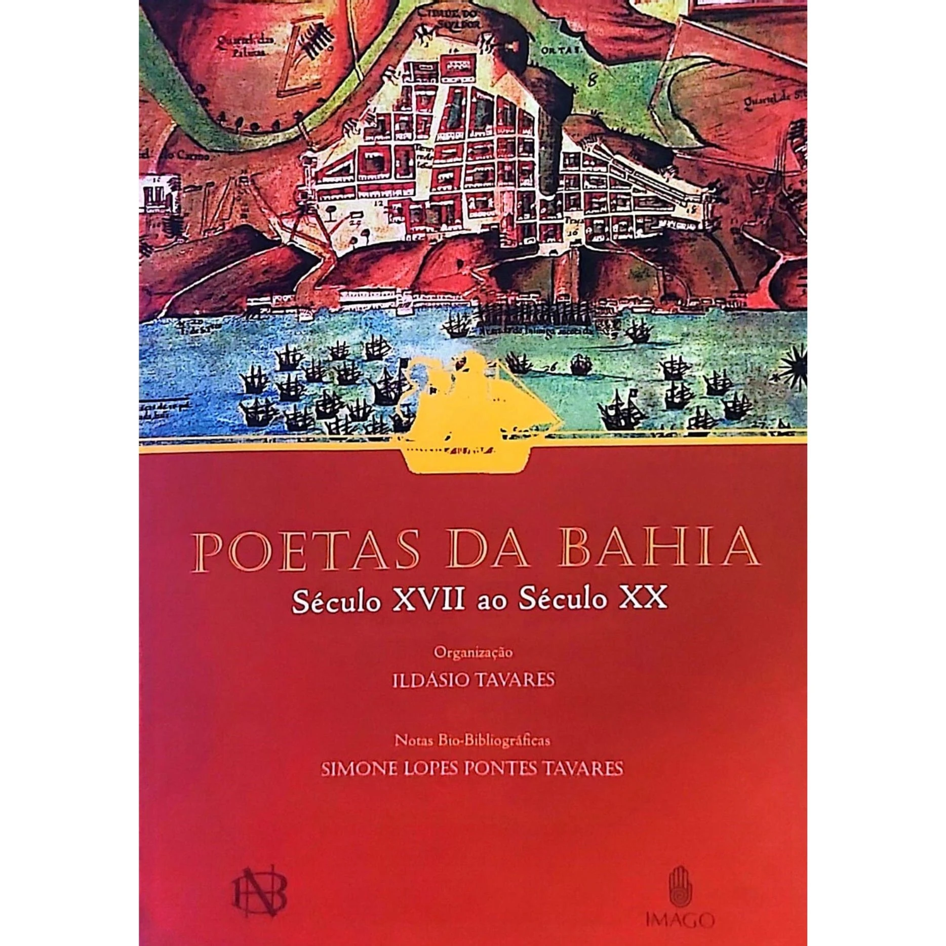 Capa do livro Poetas da Bahia: Século XVII ao Século XX, disponível na livraria online Meu Rio de Todos os Tempos