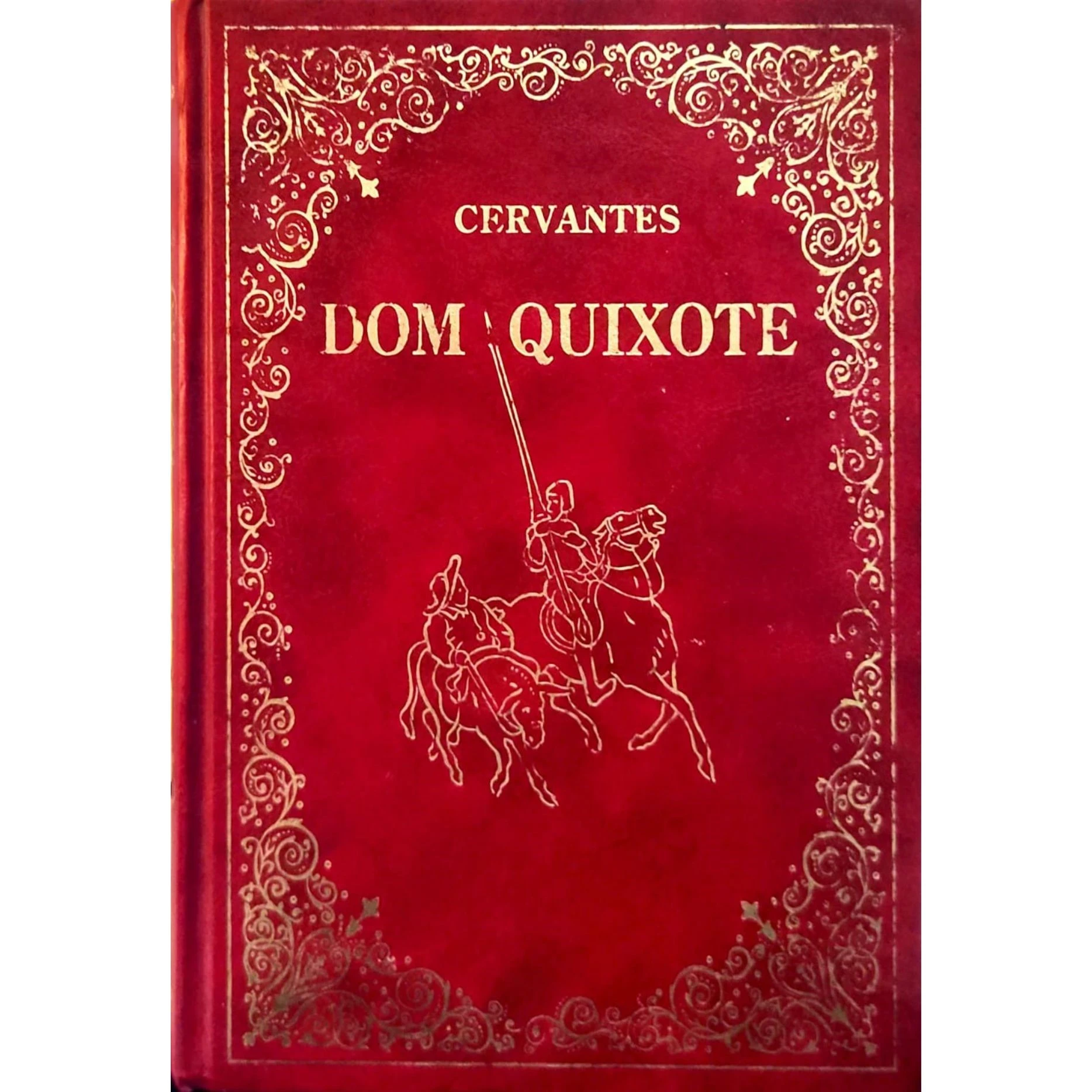 Capa do livro Dom Quixote de La Mancha de Miguel de Cervantes classico da literatura universal.